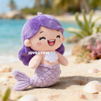 Service OEM ODM Poupées sirène en peluche personnalisées en tissu super doux Animaux en peluche Poupée sirène de la mer
