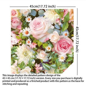 SUBEI レトロ カラフル ピンク ローズ ホテル寝室背景壁 厚手PVC防水 自己粘着壁紙 - Product Image 5
