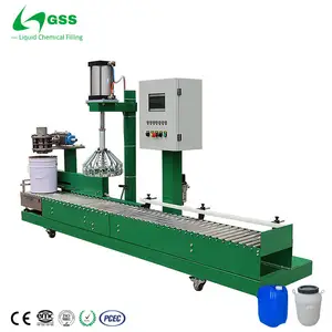 GSS 10-30L automatic bitumen coating paint resin curing agent lubricant ink diluent edible oil chemical liquid filling machine