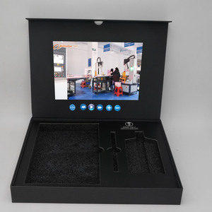 Hộp Hình Sách Bìa Cứng Bằng Da Sang Trọng Hộp Quà Tặng Thẻ Quảng Cáo Kỹ Thuật Số Có Màn Hình Lcd - Product Image 3