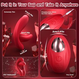 Vibratore Indossabile a 10 Frequenze per Punto G con Controllo Remoto APP, Stimolatore Clitorideo Potente USB - Product Image 2