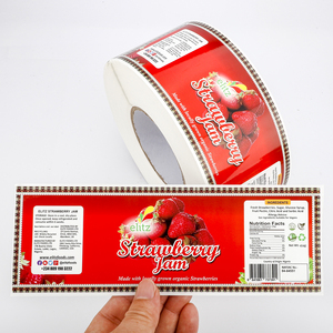 ملصقات مخصصة مقاومة للماء من الفينيل لتغليف عبوات التوابل ومربى الفراولة والصلصة والعسل والطعام، ملصقات لفافة للحاويات - Product Image 2