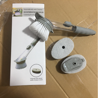 Escova de panela líquida automática, utensílios de lavagem para cozinha, detergente, limpeza doméstica