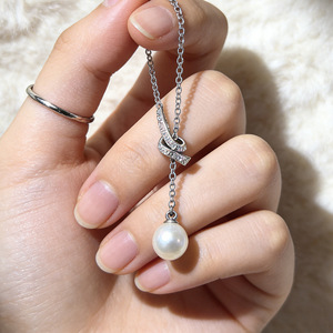 Minimalist 925 Silver Bar Necklace for Women Thin Chain Simple Rectangle Pendant Engravable Gift Her Birthday Bulk - Product Image 1