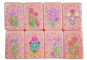 Juego <span class=keywords><strong>de</strong></span> Mahjong Americano con Diseño <span class=keywords><strong>de</strong></span> <span class=keywords><strong>Cascanueces</strong></span>, Moderno y Lujoso, Plegable, <span class=keywords><strong>de</strong></span> Una Sola Capa, Acrílico Rosa, Personalizado, Portátil, para Navidad - Product Image 3