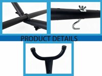 Support universel pour hamac, structure métallique réglable pour hamacs simples/doubles, pour intérieur/extérieur, jardin, patio, camping