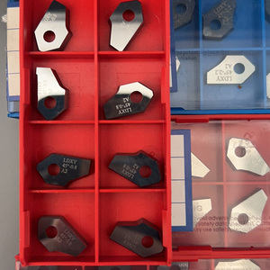 Chất lượng cao 45 độ tungsten carbide hình thành lưỡi OEM tùy chỉnh bê tông van ghế Cutter chèn đóng hộp chuyển công cụ - Product Image 6