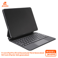Casing Keyboard Tablet BT Magnetik Mengambang dengan Touchpad, Kompatibel dengan Tablet 11 inci & Tablet 10,9 inci