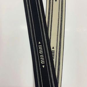 Bande élastique en nylon jacquard haute ténacité 1-5 cm, motif labyrinthe imprimé au dos, confortable, rayée, chevrons, motif 3D pour sous-vêtements - Product Image 2