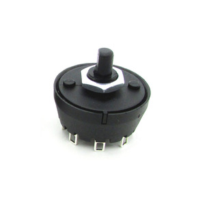 Black 6a 250v 4 Position Round Rotary Selector <b>Switch</b> for Fan Oven - Product Image 2