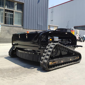 เครื่องตัดหญ้าแบบเคลื่อนที่ได้หุ่นยนต์ตัดหญ้าพร้อมรีโมทคอนโทรลไร้สายใช้ในบ้านและฟาร์มโรงงานจีน - Product Image 1