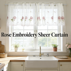 <span class=keywords><strong>Rideau</strong></span> de cuisine élégant en blanc, demi-panneau, séparation, <span class=keywords><strong>rideau</strong></span> court, tringle à <span class=keywords><strong>rideau</strong></span> suspendue, <span class=keywords><strong>rideau</strong></span> de placard respirant pour la famille, le café - Product Image 5