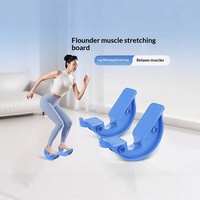 Planche d'équilibre multifonctionnelle antidérapante renforcée en ABS pour l'entraînement des muscles du mollet et équipement de fitness en position debout