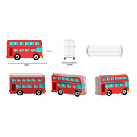 Puzzle 3D à assembler soi-même, modèle de bus, jouet éducatif, artisanat fait main, cadeau pour enfants et adultes