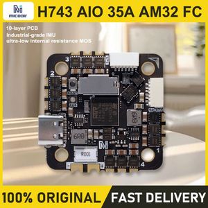 MicoAir H743 AIO 35A AM32 25.5x25.5 3-6S ชุดควบคุมการบินระดับอุตสาหกรรม พร้อม IMU คู่ 480MHz โอเพ่นซอร์ส 32-บิต ESC รีโมท ABS - Product Image 5