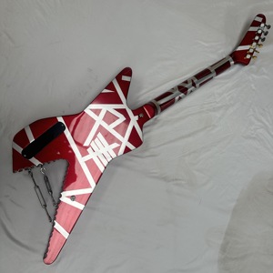 Guitarra Eléctrica Shark de Madera Maciza con Piezas Cromadas, <span class=keywords><strong>Marca</strong></span> <span class=keywords><strong>HH</strong></span>, You KnowEV. Envío Rápido: Mástil y Laterales de Arce, y Diapasón de Palisandro - Product Image 2