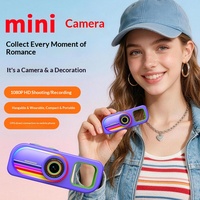 Nouvelle caméra miniature LK037 HD pour l'enregistrement photo et vidéo, en matériau ABS, de taille pouce, style audiophile, portable, à suspendre au cou, type lanterne