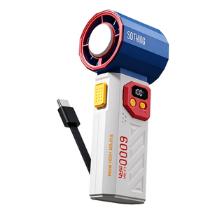 Nouveau 2026 pour SOTHING Ventilateur portable avec fonction batterie externe, longue autonomie, rechargeable pour l'extérieur Power 01 - Product Image 2
