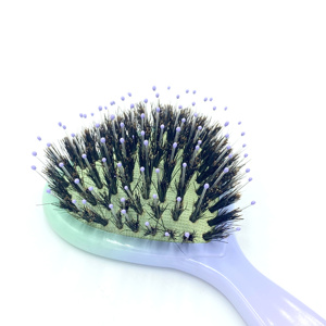 Custom Logo <strong>Bulk</strong> 15.5x7.5cm <strong>Small</strong> Detangling Cushion <strong>Hair</strong> <strong>Brush</strong> with Spray Paint Finish Free Design Service - Product Image 5