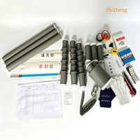 Kits de Accesorios para Cables de Alimentación de 10KV de Alto Voltaje, Conductor de Cobre, Aislamiento de Silicona, Termocontraíbles en Frío, Terminación para Exteriores, Revestimiento de PE