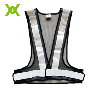 CITICITYSecurity Vest Customisable PVC V Shape Roadway Traffic Warning <b>Jacket</b> Mesh <b>High</b> <b>Visibility</b> Reflective <b>Running</b> Vest - Product Image 4