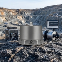 IEPE/ICP Beschleunigungsmesser Einachsiger ±1g Vibrationsbeschleunigungssensor 5V/g Piezoelektrischer Wandler M5 für Erdbebenüberwachung