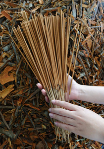 ธูปอบเชยธรรมชาติ 40 ซม. ออร์แกนิค เป็นมิตรกับสิ่งแวดล้อม ทำด้วยมือ กลิ่นหอมติดทนนาน ใช้ได้ทุกฤดู - Product Image 2