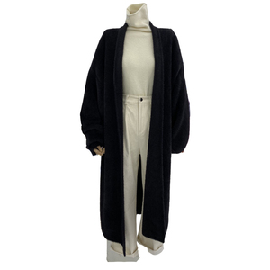 Nuovi arrivi Maxi maglioncino da donna maglioni invernali caldi Casual Slim lunghi alla caviglia abiti soffici giacche <span class=keywords><strong>cardigan</strong></span> di pelliccia - Product Image 5