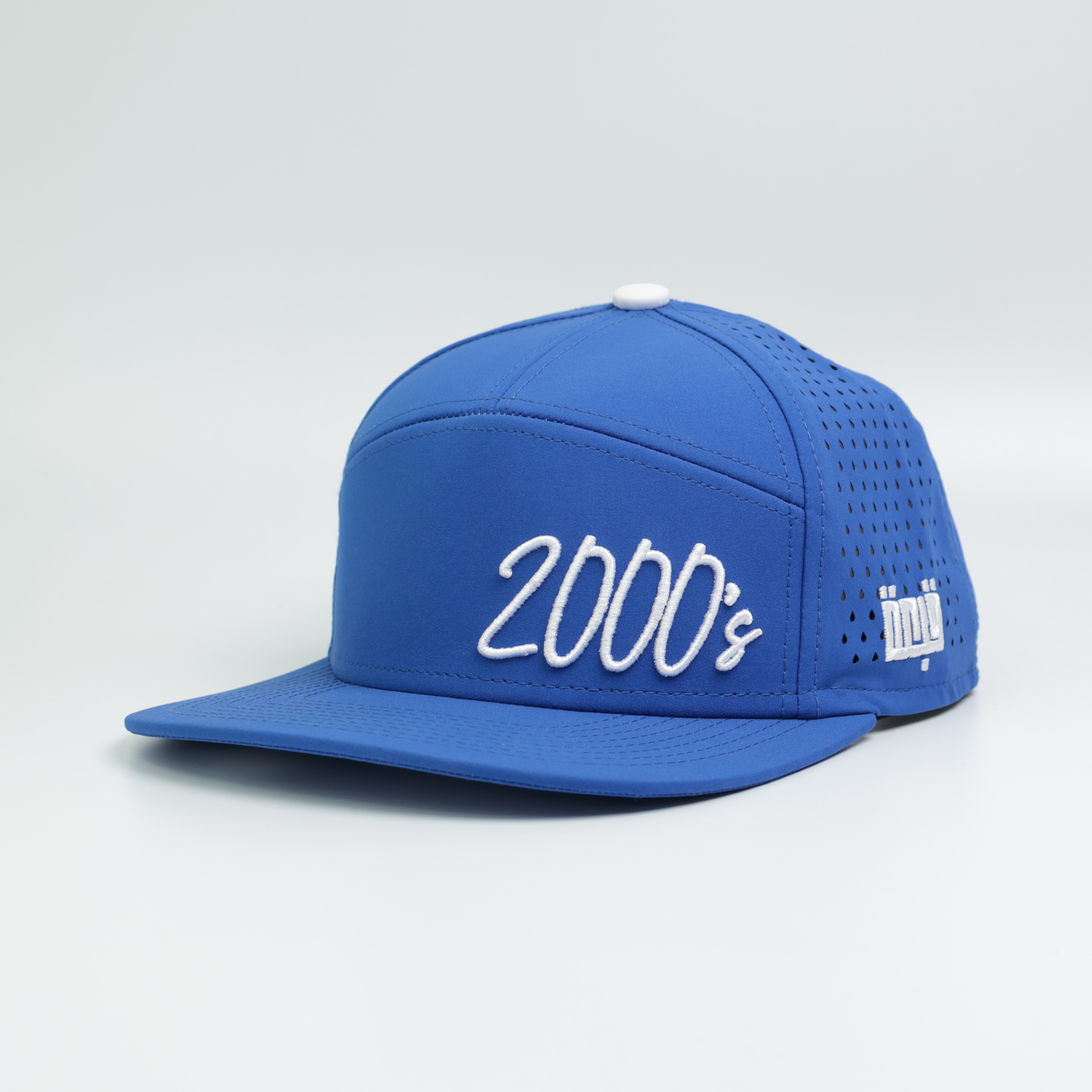 7-panel 3D embroidery laser-perforated quick-dry cap