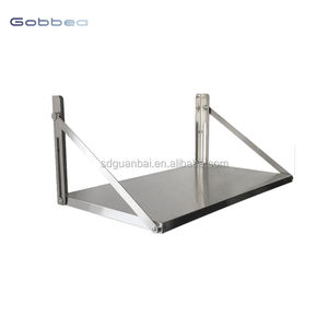 Guanbai Égouttoir à vaisselle à deux niveaux en acier inoxydable, petit support pour le séchage de la vaisselle, comptoir de cuisine, organisateur de rangement pour hôtel et restaurant - Product Image 4