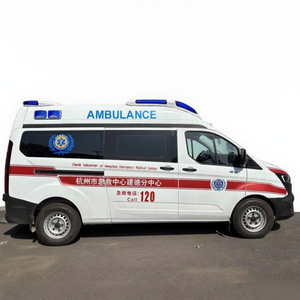 Ambulance d'urgence à empattement court pour surveillance en soins intensifs, premiers secours hospitaliers, transfert inter-hôpitaux de patients et sauvetage d'urgence - Product Image 1