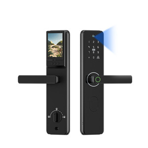 Serrure Intelligente WiFi en Acier Inoxydable à Empreinte Digitale, Style Graffiti, avec Œil Magic, pour Portes en Bois – Sécurité Domestique (Vente en Gros Transfrontalière) - Product Image 5