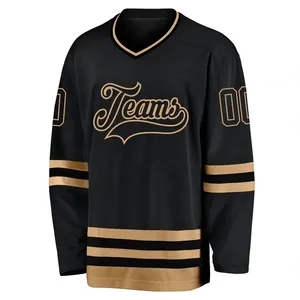 Sublimierte Jugend New Jersey Hockeyanzüge Herren genäht USA Ice Hockey Jersey individuelle 13 Nummer Mannschaftsstickerei