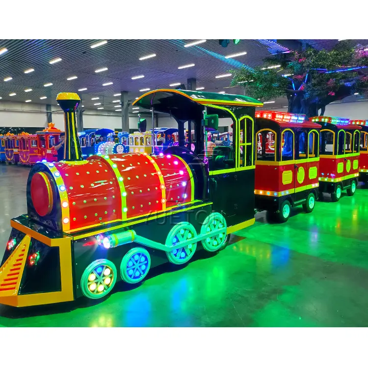 รถไฟไฟฟ้าขนาดเล็กสำหรับสวนสนุกสำหรับเด็ก
