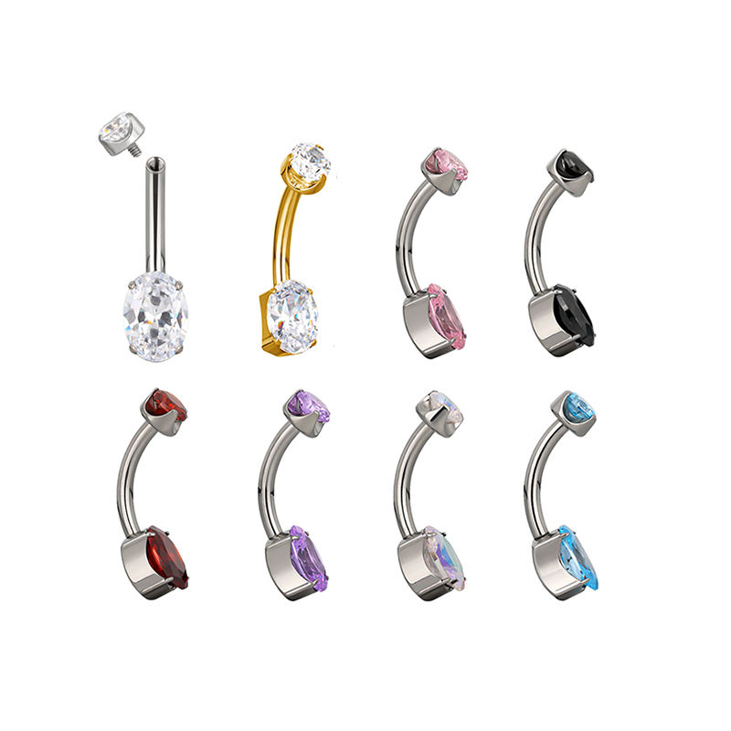 Estilos de moda en sexy ombligo piercing para compradores globales