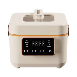 Mini-cuiseur à riz numérique domestique 220V 3L carré multifonctionnel avec revêtement antiadhésif et poignée en plastique pour usage hôtelier et domestique - Product Image 2
