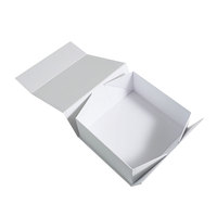 Boîte cadeau recyclée tendance, emballage personnalisé pour produits de beauté, boîte d'expédition rigide en carton ondulé écologique en une seule pièce