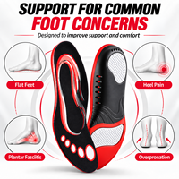 Semelles orthopédiques pour fasciite plantaire, pour hommes et femmes, avec soutien de la voûte plantaire, inserts de chaussures orthopédiques, coussinets de soutien du talon pour soulager la douleur au pied