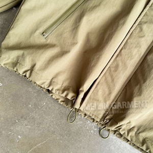 Vestes coupe-vent en nylon personnalisées, légères, imperméables, coupe-vent, avec fermeture éclair, vestes de sport en nylon - Product Image 6