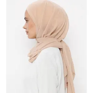 Оптовая продажа, индивидуальный логотип, готовый носить мгновенный хиджаб с нижним шарфом для мусульманских шифоновых хиджабов с нижним кепкой, мгновенный хиджаб