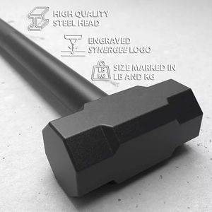 Potencia de fuerza dinámica funcional Fitness acero Slam Hammer acero Mace Bell para entrenamiento de fuerza soporte músculos de cuerpo completo - Product Image 5