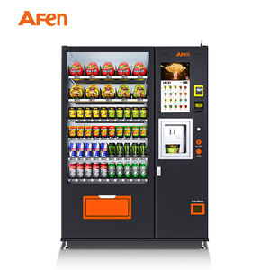 Aben Cup Noodle distributore automatico con acqua calda contanti/moneta/carta di credito/codice <span class=keywords><strong>QR</strong></span> 22 pollici pubblicità schermo - Product Image 2