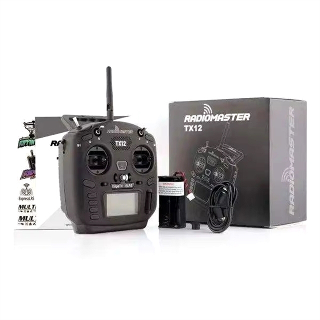Original RadioMaster TX12 MKII 16ch Hall Gimbals Support OPENTX EDGETX Remote Control CC2500 for RC FPV Racing Drone FXB