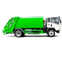 Camion compacteur léger de petite taille HOWO 4X2 5T 6T 8T, camion à ordures Shacman, camion de collecte des déchets, camion d'assainissement municipal