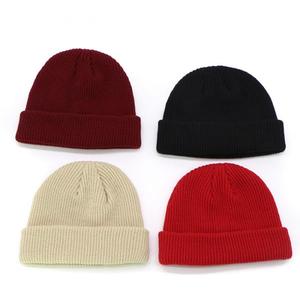 Tùy Chỉnh <span class=keywords><strong>Men</strong></span> Dệt Kim Hat Beanie Skull Cap Cuff Hat Thu Gọn Retro Hải Quân Phong Cách Thủy Thủ - Product Image 6