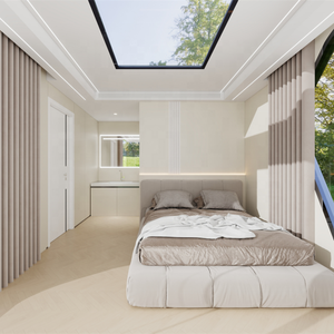 กระเปาะขนาดเล็กพกพาได้สำหรับบ้านแคปซูลพื้นที่ใช้สอยหรูทันสมัย - Product Image 2