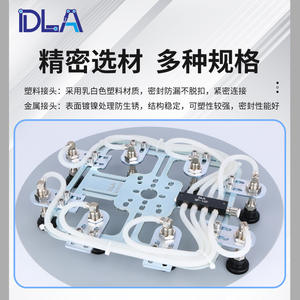 Raccords pneumatiques en cuivre M5, neufs, en acier inoxydable, connecteur pagode, bouchon de tuyau d'air, raccord en T manuel - Tout en laiton - Product Image 4