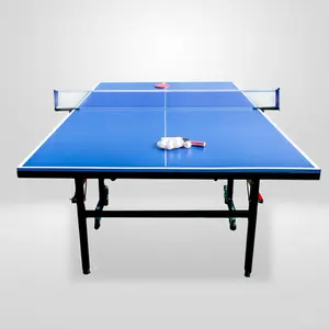Factory Direct The International Standard Outdoor Movable PingPong Table Tennis Table With Wheel