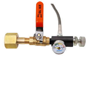 Refill Adapter M11x1 Male Thread <b>Quick</b> <b>Connector</b> G5/8 with 1 Meter Spring Coiled Hose - Product Image 4
