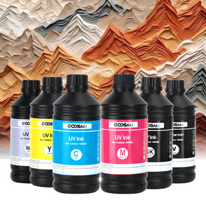 Tinta UV Curable LED a Base de Solvente Resistente al Alcohol de 8 Colores para Impresión para Epson DX5/DX7/I3200/I1600/XP600/TX800 - Product Image 1